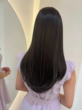ロング カラー レイヤーカット 新宿🤍Maiのヘアスタイル