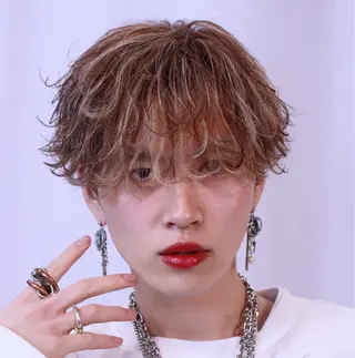 カラー パーマ メンズ 💙垢抜け/モテヘア KEISHO🩶のヘアスタイル