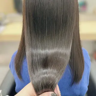 セミロング カラー ヘアアレンジ モテ髪💛美髪矯正 ✨艶髪特化🫧山根のヘアスタイル