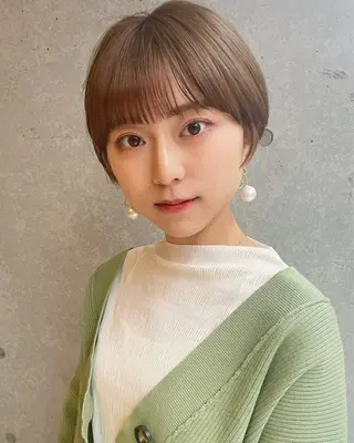 ショート カラー 💎ショート特化/ 透明感カラー💎萌のヘアスタイル