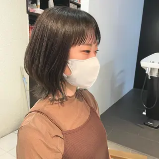 ミディアム カラー 透明感カラー/ 寺田千雅子のヘアスタイル