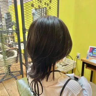 ミディアム はまだ かんたのヘアスタイル