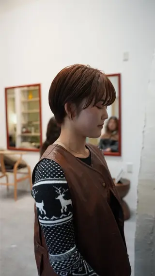 ショート 🟤TAP🟤 木曳野　金沢店のヘアスタイル