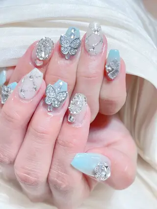 ネイル candy nail 韓国風ワンホンネイルのネイルデザイン