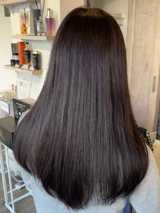 ロング レイヤーカット🩵 盛れ顔周り/Miuのヘアスタイル