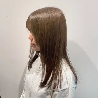 ロング カラー 透明感カラー×ヘア アレンジ🪽しおりのヘアスタイル