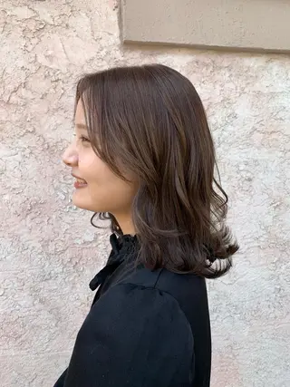 ミディアム 💛ハイトーン💛 りむのヘアスタイル