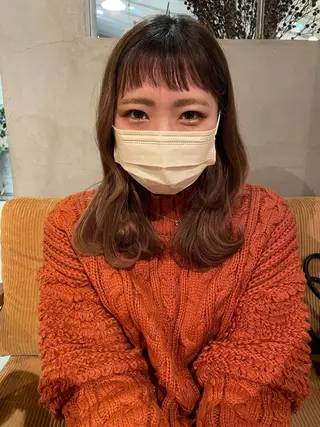 ロング 石田 まいやのヘアスタイル