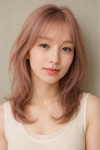 セミロング 40代からの髪悩み 専門美髪アドバイザーのヘアスタイル