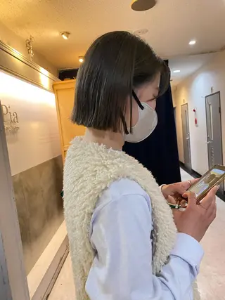 ショート カラー Pia hair Design Yakuin所属・Pia ツボイ ケイタのヘアスタイル