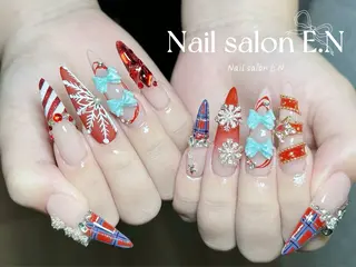 ネイル E.N🦋 長さ出し/持ち込みのネイルデザイン