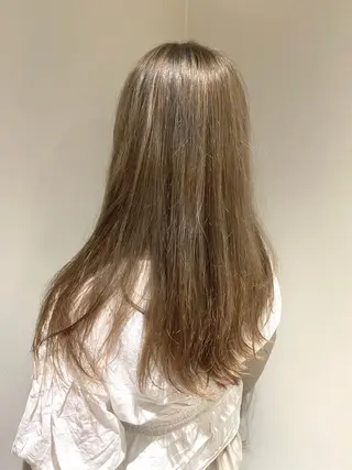 ロング カラー 美髪ストレート 川本雄己のヘアスタイル