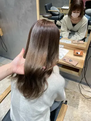 ロング カラー ヘアアレンジ ノンダメージサロン/ 福谷 将のヘアスタイル