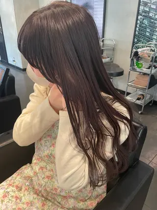 ロング カラー classic 新横浜所属・大人girly🛋️ 🤍yukakoのヘアスタイル