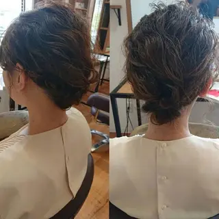 ショート ヘアアレンジ 西田 理沙のヘアスタイル