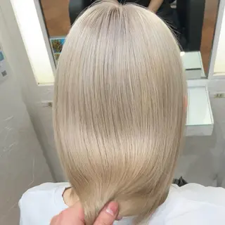 ロング カラー ブリーチなしピンク 赤井龍斗のヘアスタイル