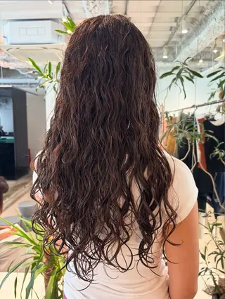 ロング パーマ ANY/須田 麻人/パーマスタイルのヘアスタイル
