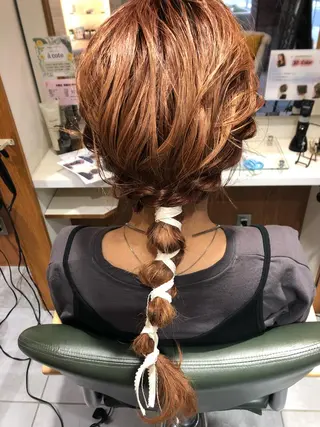 ロング パーマ ヘアアレンジ 🌷山田 有友名🌷のヘアスタイル