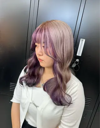 セミロング カラー 𝐑𝐲𝐮𝐤𝐢 【店長】ALEAPのヘアスタイル