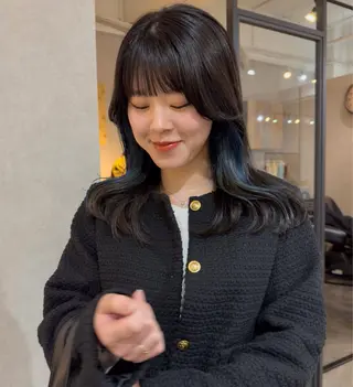 ロング FERIA梅田🖤 透明感カラー🎀のヘアスタイル
