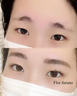 マツエク・マツパ アイブロウ Flor上大岡 *フルノ リナ*のマツエク・マツパデザイン