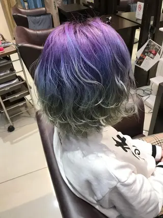 ミディアム カラー 溝口 和弘のヘアスタイル