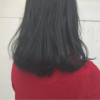 ミディアム カラー 前髪顔周り✂️店長 ❤️アマミヤ❤️のヘアスタイル