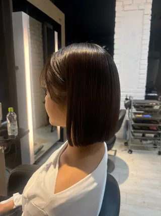 ミディアム miyu/ボブ/ 透明感カラー/栄のヘアスタイル