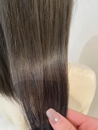 カラー 髪質改善カラー🤍 エクステ✨君島由実子のヘアスタイル