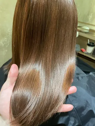 ロング 🌈髪質改善💕 縮毛矯正✨青木まで✨のヘアスタイル