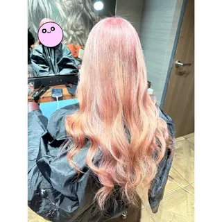 ロング 韓国ヘア×ハイトーン AYA💫のヘアスタイル