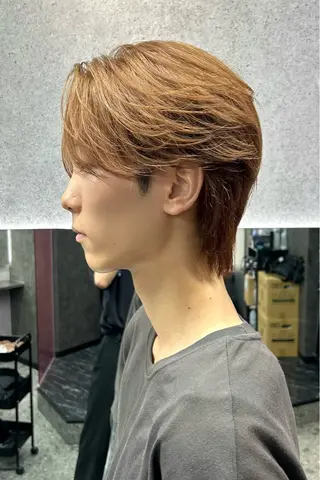 ショート カラー メンズ メンズ専門 スタイリスト前田雄輝のヘアスタイル