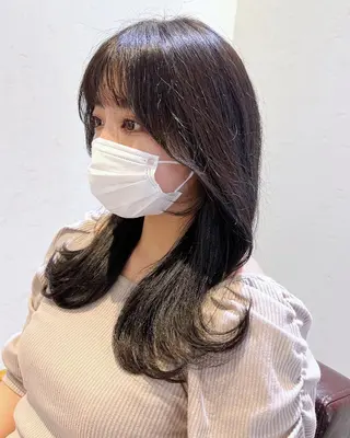 セミロング カラー 韓国ヘア×髪質改善 /yoshikaのヘアスタイル