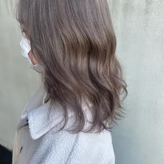 セミロング en⁺　trust所属・山口 麗音のヘアスタイル