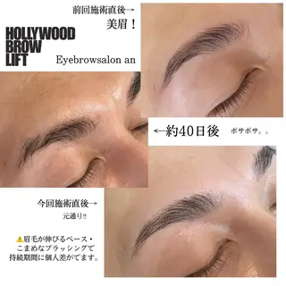 アイブロウ 安済 ひとみの眉毛・アイブロウイメージ