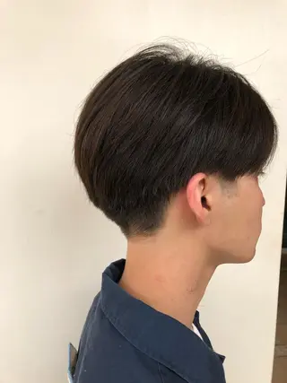 ショート メンズ 艶カラー🌙縮毛矯正 /ボブ【Reina】のヘアスタイル