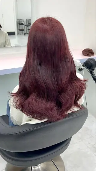 ロング カラー ヘアアレンジ トレンド暖色/ sayaka🍒のヘアスタイル