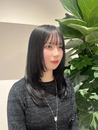 ロング カラー みう/仙台/暖色/ 艶髪/顔周りカット/のヘアスタイル