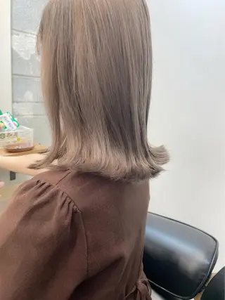 ロング まいか🤎髪質改善 ミルクティーボブ🎀のヘアスタイル