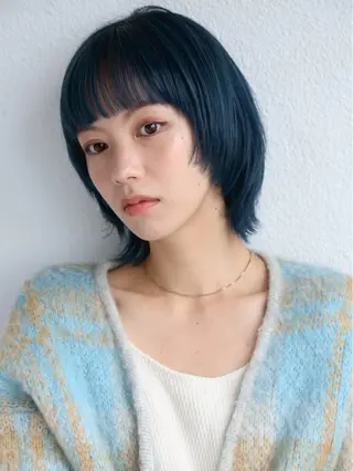ミディアム カラー 太田 茉旺のヘアスタイル