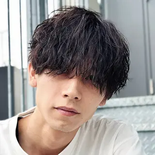 ショート カラー パーマ メンズ SALOWIN名古屋Suite店所属・名古屋のメンズ特化 美容師/わたるのヘアスタイル