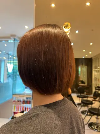 ショート カラー 縮毛矯正/カット/ 韓国ヘア/蛯原🍤のヘアスタイル