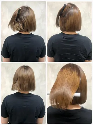 ショート 満足度⭕️縮毛矯正師 谷口にお任せを👍のヘアスタイル