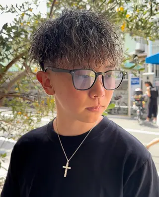 パーマ メンズ 年間2000名担当◎ パーマ職人/仲原佑樹のヘアスタイル