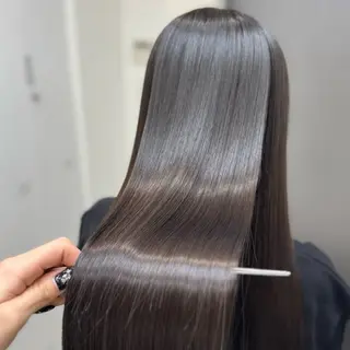 ロング カラー ブリーチなし Ⅰ 髪質改善カラーのヘアスタイル