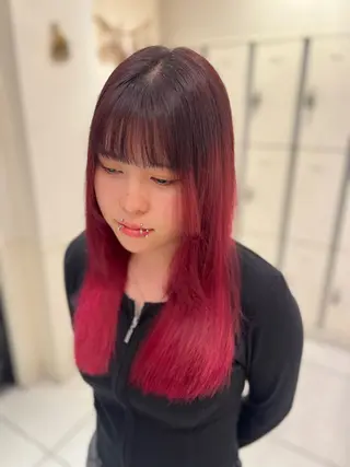 ロング 新規モデル🦋 千田りえのヘアスタイル