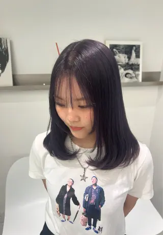 セミロング カラー LiSA/カラー特化 /レイヤーカットのヘアスタイル