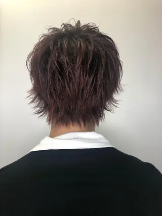 ショート カラー メンズ Steelo  渋谷所属・✴︎赤み除去カラー daichi✴︎のヘアスタイル