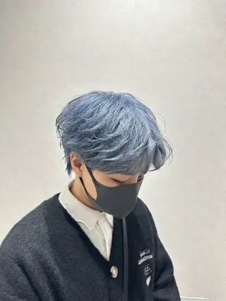 カラー メンズ 𝐑𝐲𝐮𝐤𝐢 【店長】ALEAPのヘアスタイル