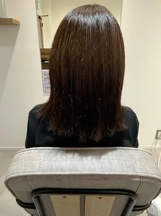 ミディアム 髙梨 いず美のヘアスタイル